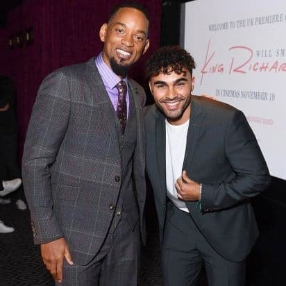 Younes Zarou And Will Smith